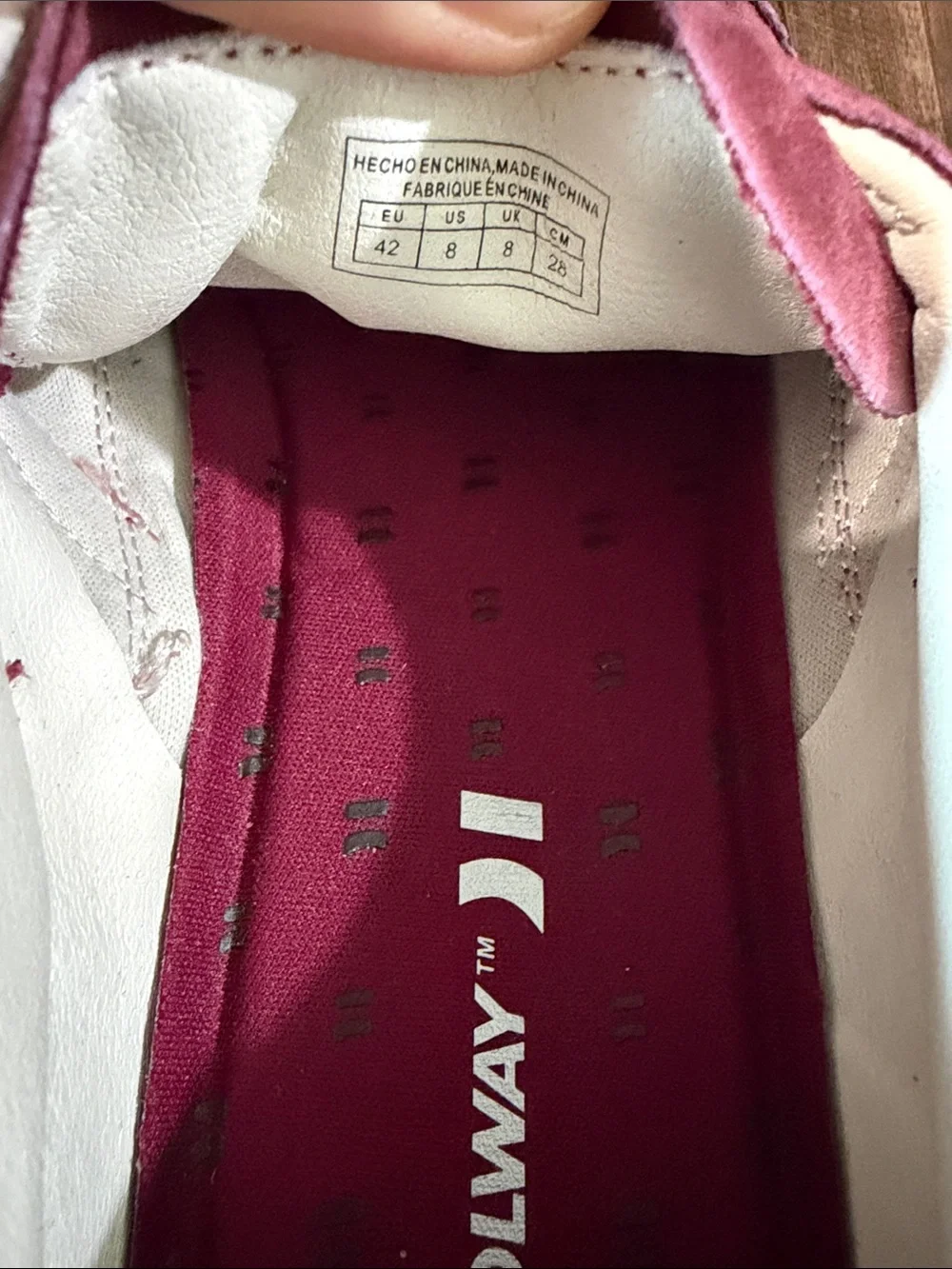 Coolway Kizuna New Men’s Size 8 Burgundy